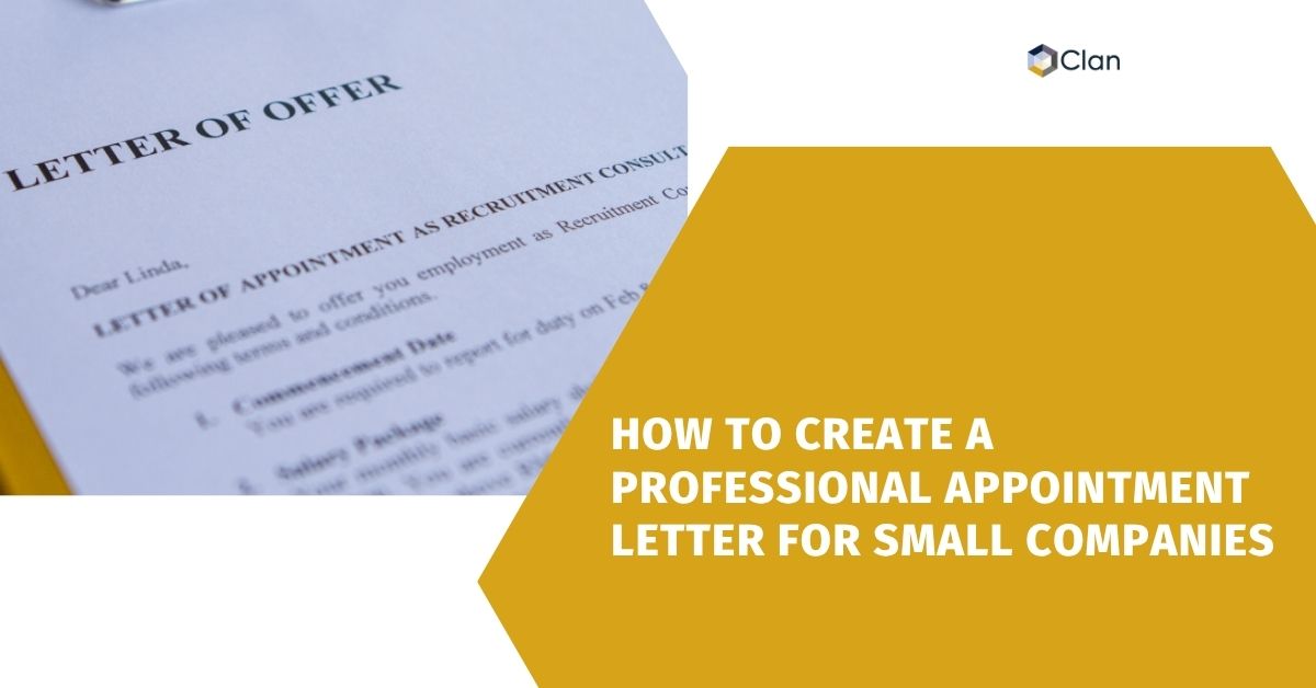 Guide to writing a professional appointment letter for small businesses with tips and templates